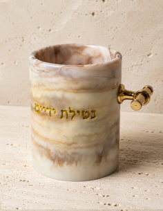 כלי נטילת ידיים משרף אפוקסי נטלה שיש