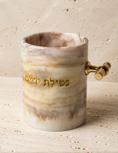 כלי נטילת ידיים משרף אפוקסי נטלה שיש