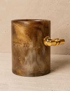 Keli Netilat Yadaim en résine epoxy MARRON