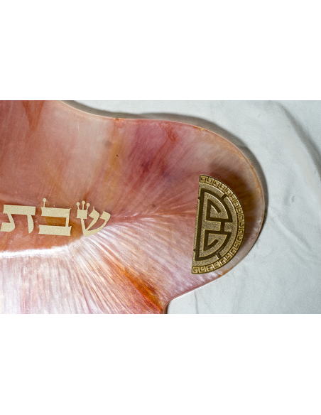 Plateau Ness XL en résine epoxy Rubis