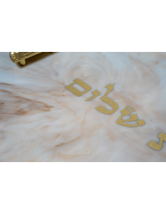 מגש חלה  שיש Ness XL משרף אפוקסי 2