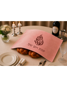 סט תיקי טלית ותפילין בהתאמה אישית מזמש חום