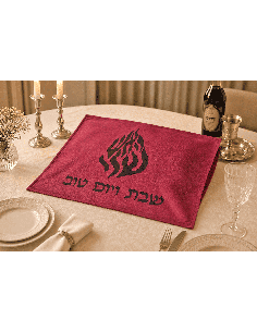 Couvre-pain en daim Aech Sheli Fuchsia