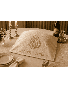 סט תיקי טלית ותפילין בהתאמה אישית מזמש חום