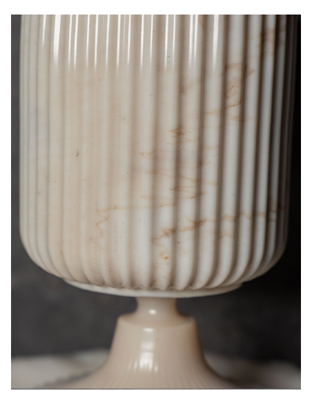 Verre de Kiddouch à pied Ciselé en résine epoxy Marbre