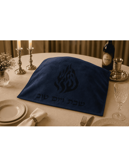 סט תיקי טלית ותפילין בהתאמה אישית מזמש חום