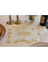 מגש שבת משרף אפוקסי – דגם איילה לבן