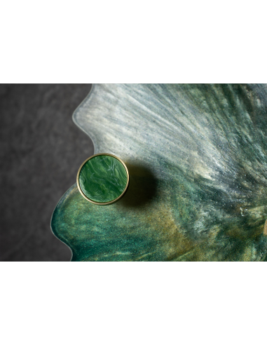 Plateau de Chabbat en résine epoxy – Modèle Ayala Vert