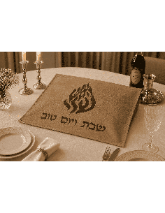 Couvre-pain en daim Aech Sheli Marron