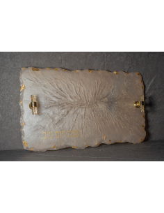Plateau de Chabat Rectangulaire en résine epoxy – Modèle Rachel Nude 2